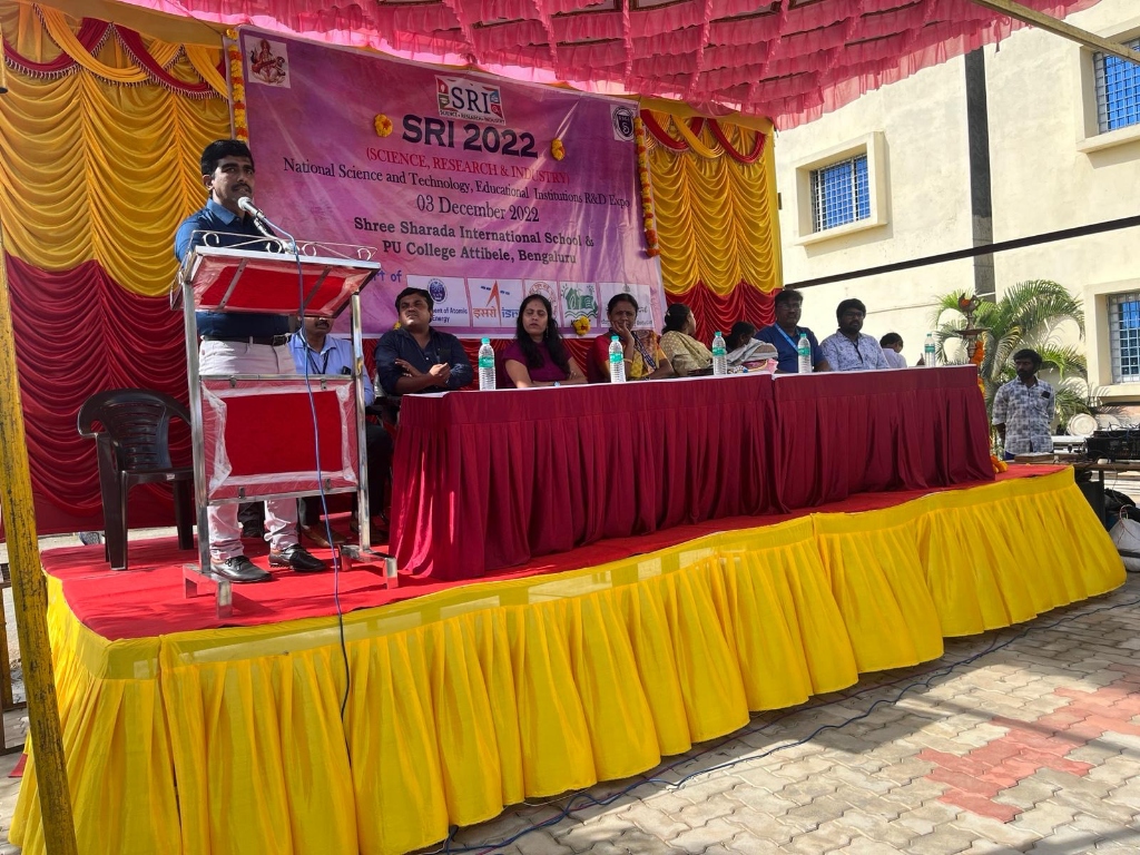 Vinay Sir Speech at SRI 2022 National Expo
